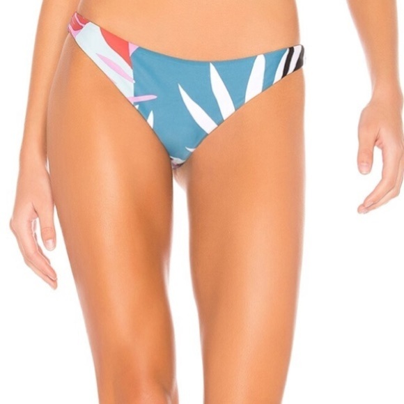 NWT Amuse Society Dayana Orchid Floral Cheeky Bikini Bottoms - Picture 5 of 9